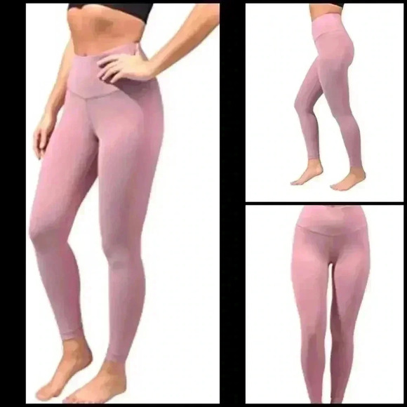 90 Degree By Reflex In Nostalgia Rose Leggings Size M - Picture 1 of 4